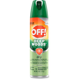 Deep Woods Dry Insect Repellent, 4 oz, Aerosol, Neutral, 12/Carton