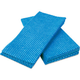 Foodservice Towels, 12" x 24", Blue/White, 200/Carton