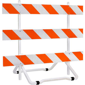 Tapco LaneGard 3 Folding Type III Barricade, HIP, 6', Left Orientation