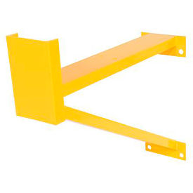 Dock Shelter Guard Post, Steel, 42"H, Yellow