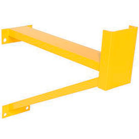 Dock Shelter Guard Post, Steel, 36"H, Yellow