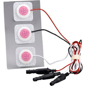 3M Red Dot ECG Monitoring Electrodes 0.9" x 0.9", Neonatal, Radiolucent, 3/bg, 100 bg/cs