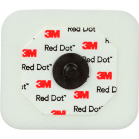 Red Dot ECG Monitoring Electrodes 1.60" x 1.36", Radiolucent, Foam, 5/bg, 200 bg/cs