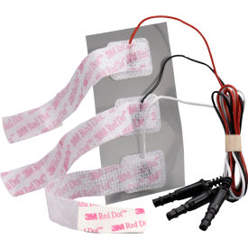 Red Dot ECG Monitoring Electrodes, 0.9" x 0.7", Neonatal, Limb Band, 3/bg, 100 bg/cs