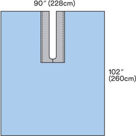 Steri-Drape Adhesive Split Sheet, 102"x 89", 15 Each/Carton, 2 Carton/Case