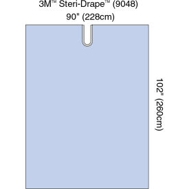 Steri-Drape Adhesive Split Sheet, 90" x 102", 15 Each/Carton, 2 Carton/Case