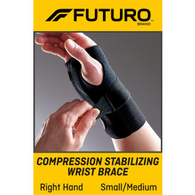 Compression Stabilizing Wrist Brace, Right Hand, Small/ Medium, 2/PK, 6 PK/Case