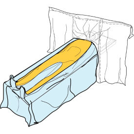 Steri-Drape Cardiovascular Sheet with Ioban 2 Incise Film, 90" x 90", 8/cs