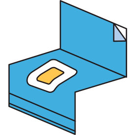 Steri-Drape Pouch with Ioban 2 Incise Film, 122" x 77", 5 Each/Case