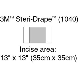 Steri-Drape Incise Drape, 18"x 50ft, 10 Each/Carton, 4 Carton/Case