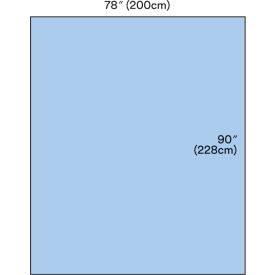 Steri-Drape Drape Sheet, 78" x 90", Absorbent Impervious Material, 20/bx, 2 bx/cs