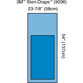 Steri-Drape Mayo Stand Cover, 23" x 54", 60/bx, 4 bx/cs