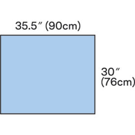 Steri-Drape Adhesive Towel Drape, 36" x 30", 50 Each/Carton, 4 Carton/Case
