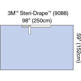 Steri-Drape Adhesive Towel Drape, 98" x 60", 25 Each/Carton, 2 Carton/Case