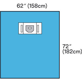 Steri-Drape Ophthalmic Drape 4 ft x 164 ft, 20 Each/Carton, 2 Carton/Case