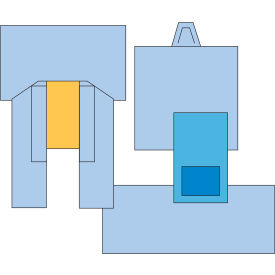 Cardiovascular Pack 6678, 107" x 133" with 6677 Procedure Drape, 4/cs