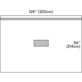 Patient Isolation Drape, 126"x 84", 5/Carton, 4 Cartons/Case