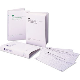 Attest Log Book with 50 Record Charts For Steam Sterilizers, Use with Attest BI 1261, 1262