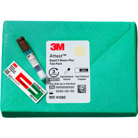 Attest Rapid BI Steam Test Pack, 16/bx, 4 bx/cs