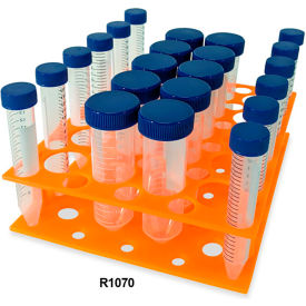 Bio Racks For 30 x 15 ml & 20 x 50 ml Tubes, Orange, 5 Pack