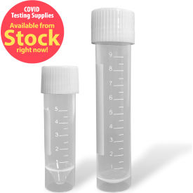 Bio Transport Tube with Attached Screw Cap, Sterile, 5 ml, 1000 Pack