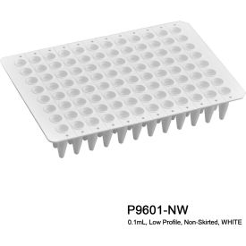 Bio PureAmp PCR Plate For 0.1 ml Tube, 96 Place, Non Skirted, White, 50 Pack