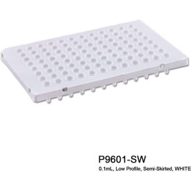 Bio PureAmp PCR Plate For 0.1 ml Tube, 96 Place, Semi Skirted, White, 50 Pack