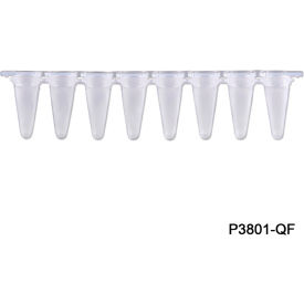 Bio PureAmp 8 Strips QPCR Tube with Separated Optical Strip Cap, 0.1 ml, 120 Pack