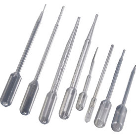 Large Bulb Transfer Pipette, Extended Tip, Non Sterile, 7 ml, 400 Pack