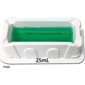 Bio ASPIR-8 Reservoir For 8 Channel Pipettes, 25 ml, Non Sterile, 100 Pack