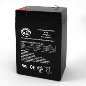 Safety Emergency Light Replacement Battery 5Ah, 6V, F1
