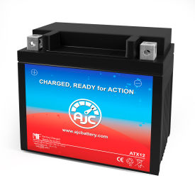GS GTX12-BS Powersports Replacement Battery, 12V