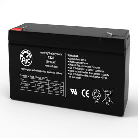 Emergency Light Replacement Battery 12Ah, 6V, F1