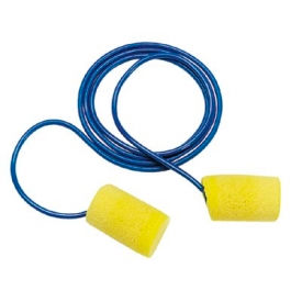 E-A-R Classic Metal Detectable Earplugs, Corded, 200 Pairs