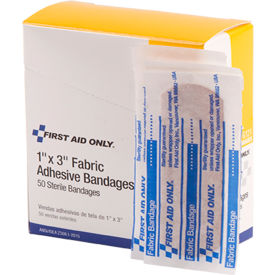 Fabric Bandages, 1" x 3", 50/Box
