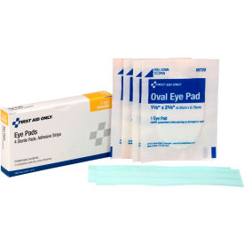 Eye Pads with Adhesive Strips, 4/Box