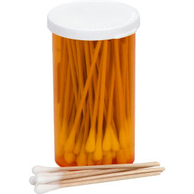 Non-Sterile Cotton Tipped Applicators, 3" Wood Shaft, 100/vial