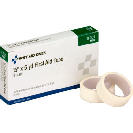 First Aid Tape, 1/2" x 5 Yd, 2/Box