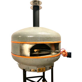 Professional Lava Digital Controlled Wood Fired Oven with Convection Fan, 40"