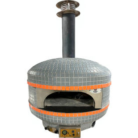 WPPO Professional Lava Digital Controlled Wood Fired Oven W/Convection Fan, 28"