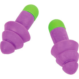 Reusable Earplugs, Uncorded, 50 Pairs/Box