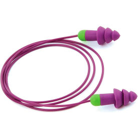 Reusable Earplugs, Corded, 50 Pairs/Box
