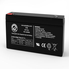Lithonia Lighting Emergency Light Replacement Battery 7Ah, 6V, F1