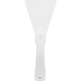 Handheld Scraper 3", Plastic, White