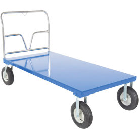 Steel Platform Cart W/ Pneumatic Wheels, 40-1/2"L x 24"W, 1500 lb. Capacity