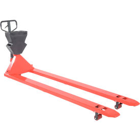 Manual Pallet Truck, 4000 lb. Capacity, 27"W x 96"L Forks, Red/Black