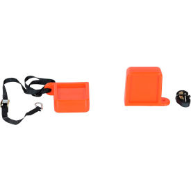 Magnetic Fork Tip Protector 7-1/4"L x 8-13/16"W, Orange