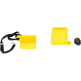 Magnetic Fork Tip Protector 7-1/4"L x 8-13/16"W, Yellow