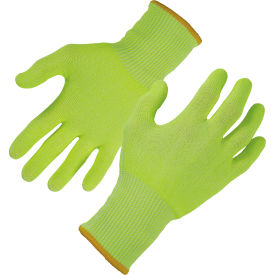 Cut Resistant Food Grade Gloves, L, Lime, 1 Pair