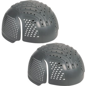 Skullerz 8945F(x) Universal Bump Cap Insert, Extra Venting, Charcoal, 2 Pack